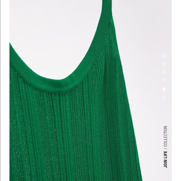 Green Maxi Knit Dress - Picture 6 of 7